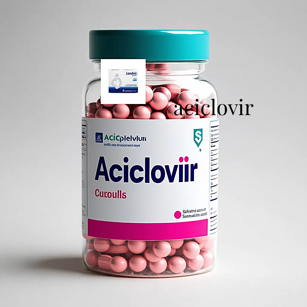 Aciclovir es de venta libre